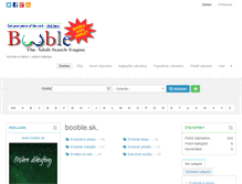 Tablet Screenshot of booble.sk